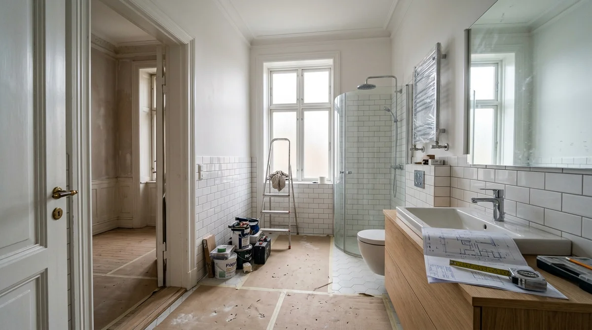 Så meget koster en komplet badeværelsesrenovering